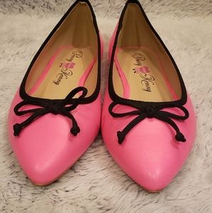 Penny loves Kenny neon pink ballet flats 7.5
